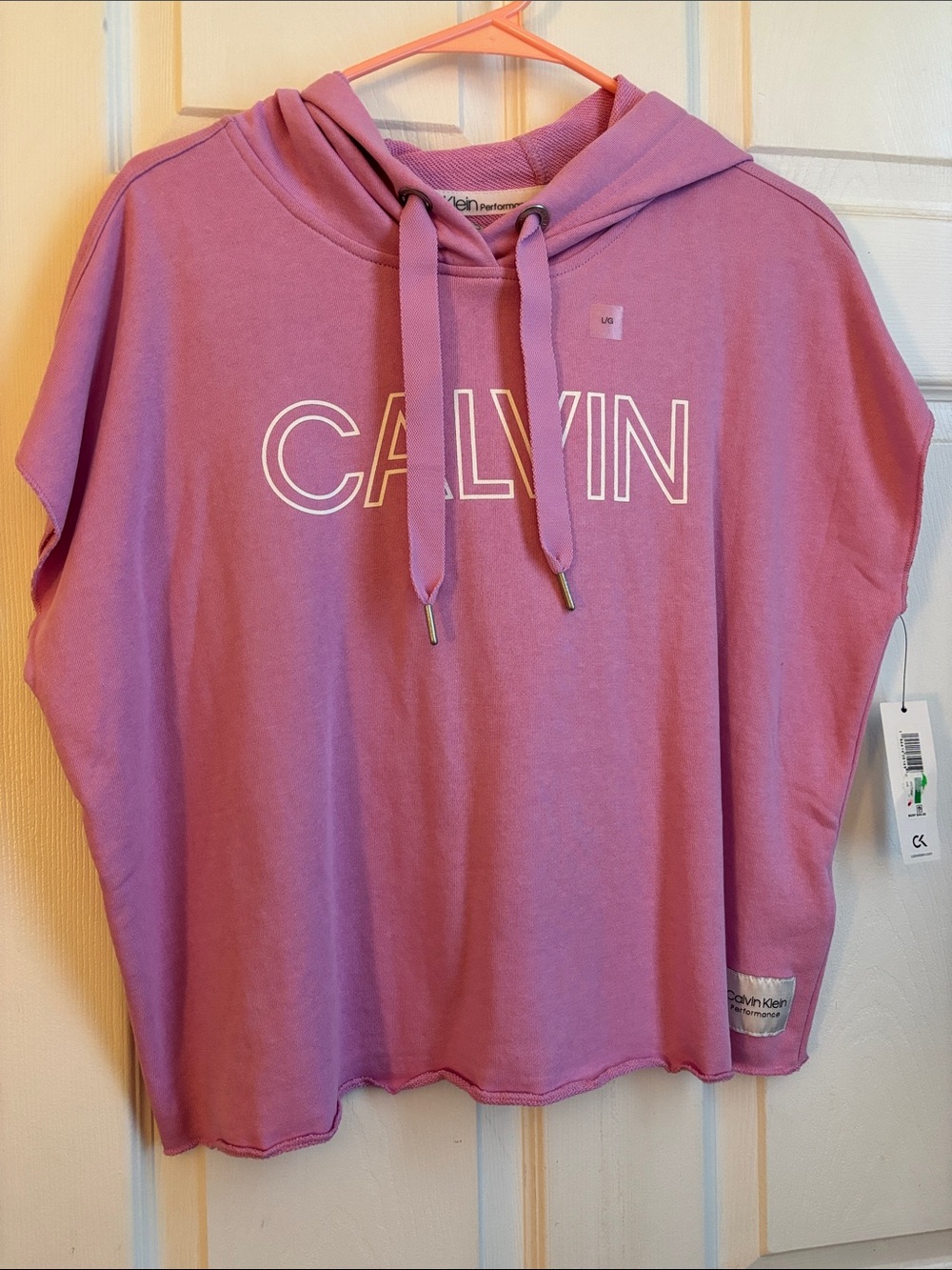 Calvin Klein Pink Lavender Hoodie Tee